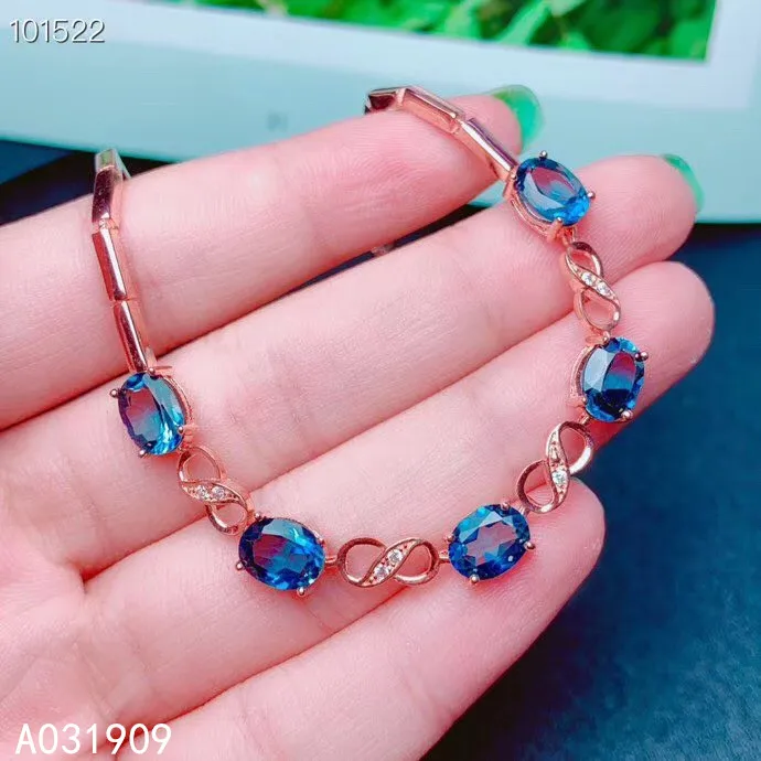 KJJEAXCMY boutique jewelry 925 sterling silver inlaid Natural Blue Topaz Women's Bracelet Support Test trendy classic
KJJEAXCMY boutique jewelry 925 sterling silver inlaid Natural Blue Topaz Women's Bracelet Support Test trendy classic