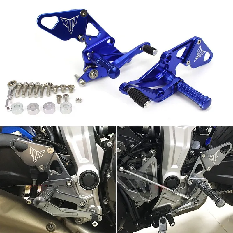 ЧПУ Регулируемые задние наборы, комплект подножек для ног, колышки для Yamaha FZ-07 FZ MT 07 FZ07 MT07 2013-2020 2016 2017 2018 2019
ЧПУ Регулируемые задние наборы, комплект подножек для ног, колышки для Yamaha FZ-07 FZ MT 07 FZ07 MT07 2013-2020 2016 2017 2018 2019
