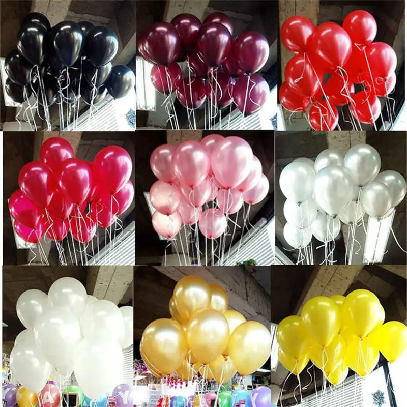 10pcs 12 inch 2.8g thickened pearl latex balloon wedding decoration birthday holiday party setting Floating Helium Ballons
10pcs 12 inch 2.8g thickened pearl latex balloon wedding decoration birthday holiday party setting Floating Helium Ballons