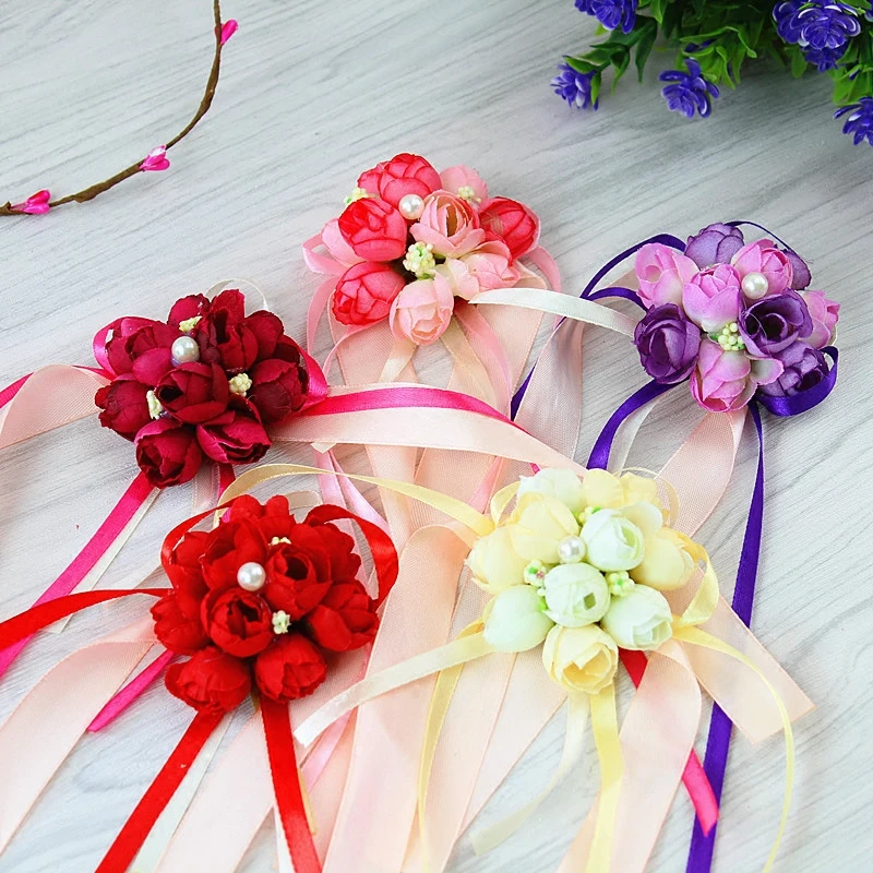20Pcs Wedding Bridesmaid Wrist Flower Hand DIY Boutonnieres Artificial Silk Rose Bouquet Accessories Shooting Props
20Pcs Wedding Bridesmaid Wrist Flower Hand DIY Boutonnieres Artificial Silk Rose Bouquet Accessories Shooting Props