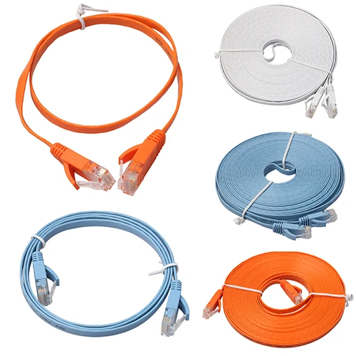 CAT6 Flat Ethernet Cable RJ45 Lan Cable Networking Ethernet Patch Cord for Computer Router Laptop 0.5M/1M/2M/3M/5M/8M Length
CAT6 Flat Ethernet Cable RJ45 Lan Cable Networking Ethernet Patch Cord for Computer Router Laptop 0.5M/1M/2M/3M/5M/8M Length
