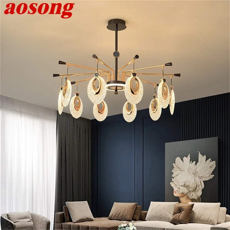 AOSONG Nordic LED Chandelier Lamps Fixtures Creative Pendant Light Home for Living Room Decoration
AOSONG Nordic LED Chandelier Lamps Fixtures Creative Pendant Light Home for Living Room Decoration