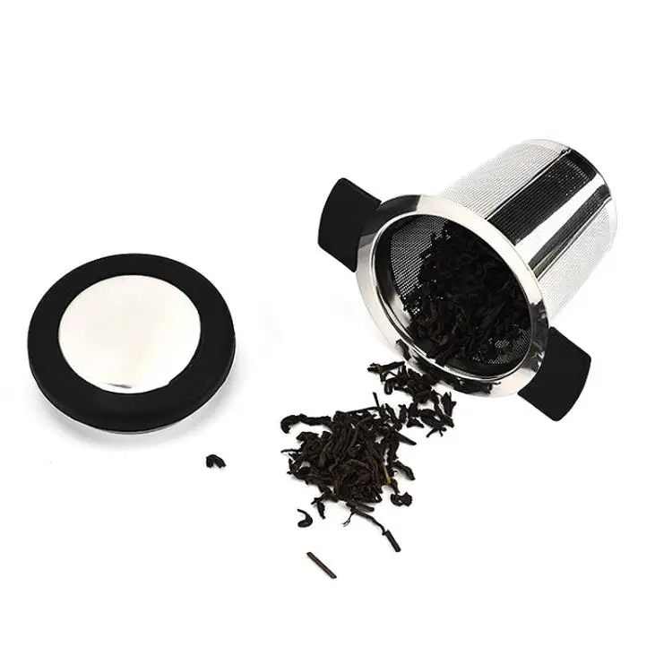 Reusable Stainless Steel Tea Infuser Basket Fine Mesh Tea Strainer with 2 Handles Lid Coffee Filters for Loose Tea Leaf SN3836
Reusable Stainless Steel Tea Infuser Basket Fine Mesh Tea Strainer with 2 Handles Lid Coffee Filters for Loose Tea Leaf SN3836