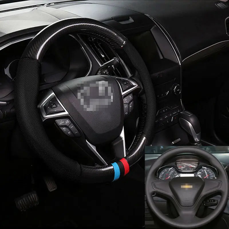 Универсальный Размеры M Чехол рулевого колеса автомобиля углеродного волокна Кожаный чехол для Chevrolet серии
Универсальный Размеры M Чехол рулевого колеса автомобиля углеродного волокна Кожаный чехол для Chevrolet серии