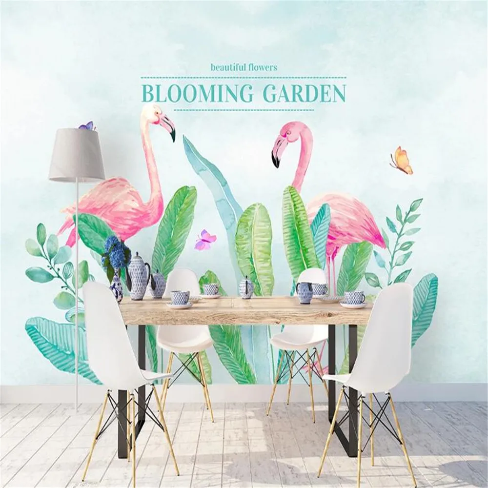 Milofi Custom wallpaper mural 3d hand-painted nordic small fresh flamingo sofa TV background wall
Milofi Custom wallpaper mural 3d hand-painted nordic small fresh flamingo sofa TV background wall