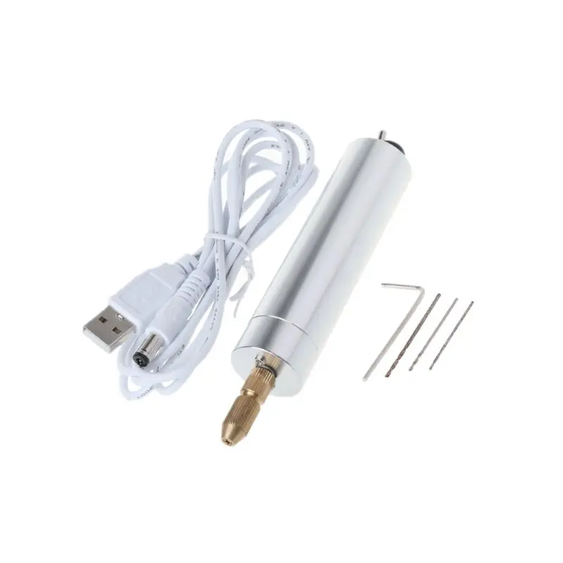 USB Mini Micro Electric Hand Drill PCB Board Drilling DIY Plastic Wood Punched Drill
USB Mini Micro Electric Hand Drill PCB Board Drilling DIY Plastic Wood Punched Drill