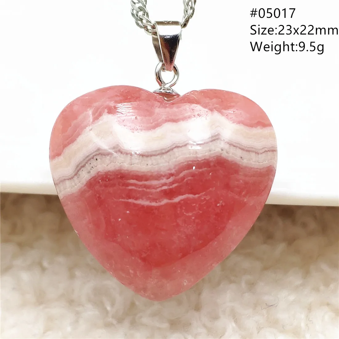 Natural Rose Red Rhodochrosite Pendant Necklace Rhodochrosite Heart Women Beads 925 Sterling Silver Fashion AAAAAA
Natural Rose Red Rhodochrosite Pendant Necklace Rhodochrosite Heart Women Beads 925 Sterling Silver Fashion AAAAAA