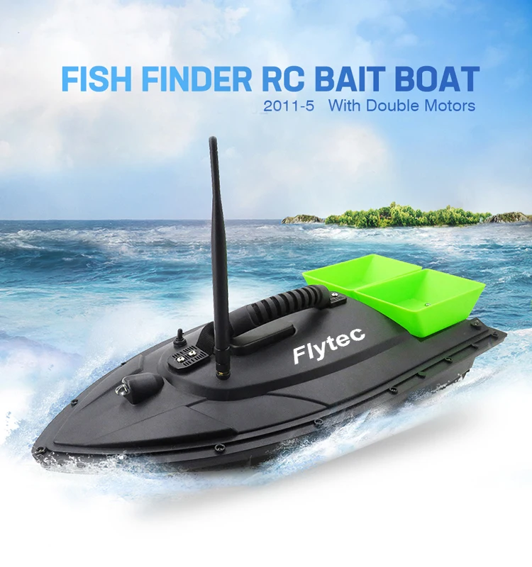 Flytec Remote Control Boat Speedboat with Extra Battery 2011-5 Fishing Tool RC Bait Boat 500 Meters Dual Motor Fish Finder
Flytec Remote Control Boat Speedboat with Extra Battery 2011-5 Fishing Tool RC Bait Boat 500 Meters Dual Motor Fish Finder