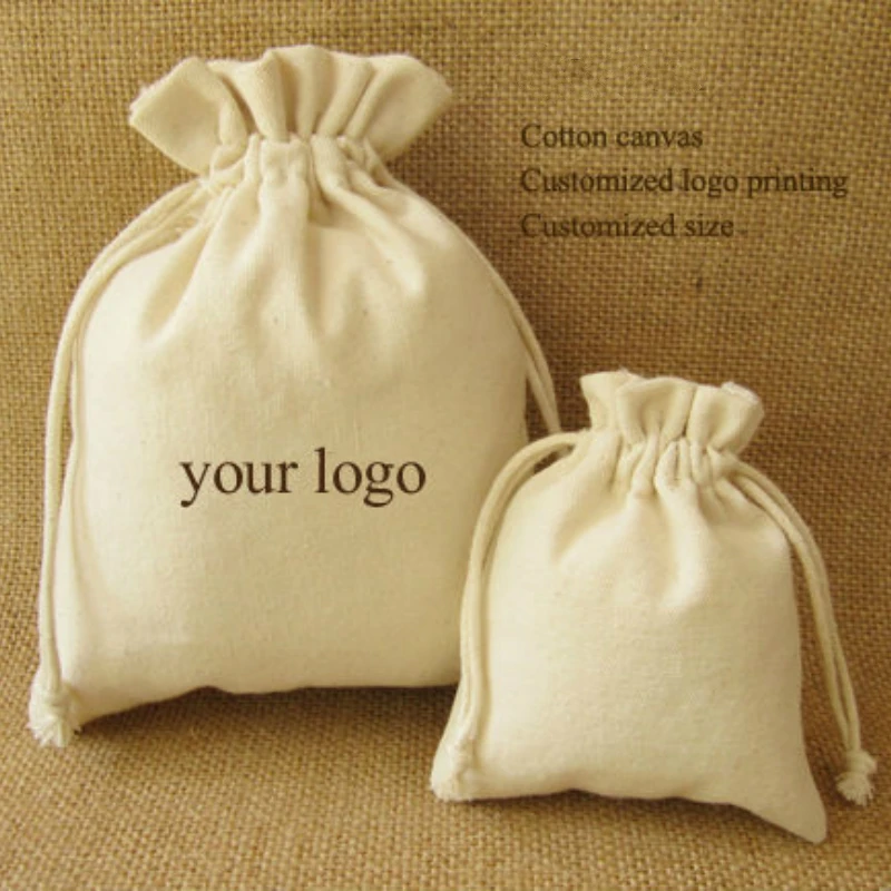 50PCS Canvas Gift Bags Packaging Jewelry Cosmetic Makeup Cotton Canvas Drawstring Pouch Wedding Party Sachet Pocket Print Logo
50PCS Canvas Gift Bags Packaging Jewelry Cosmetic Makeup Cotton Canvas Drawstring Pouch Wedding Party Sachet Pocket Print Logo