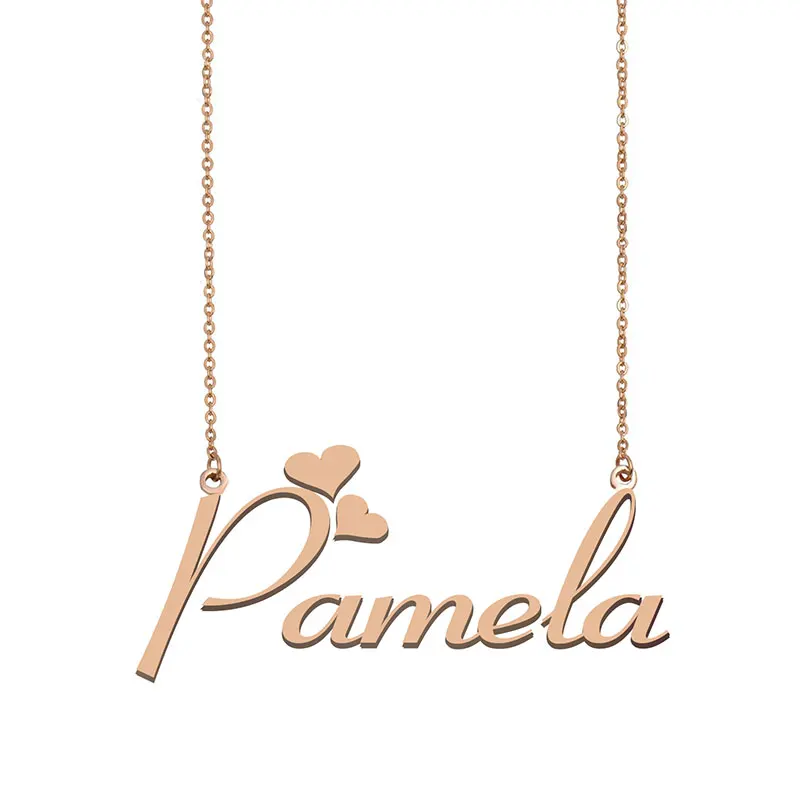 Именное ожерелье Pamela из нержавеющей стали, золотое, стандартное, для женщин, девушек, на день рождения, свадьбу, Рождество, ювелирные изделия, подарок
Именное ожерелье Pamela из нержавеющей стали, золотое, стандартное, для женщин, девушек, на день рождения, свадьбу, Рождество, ювелирные изделия, подарок