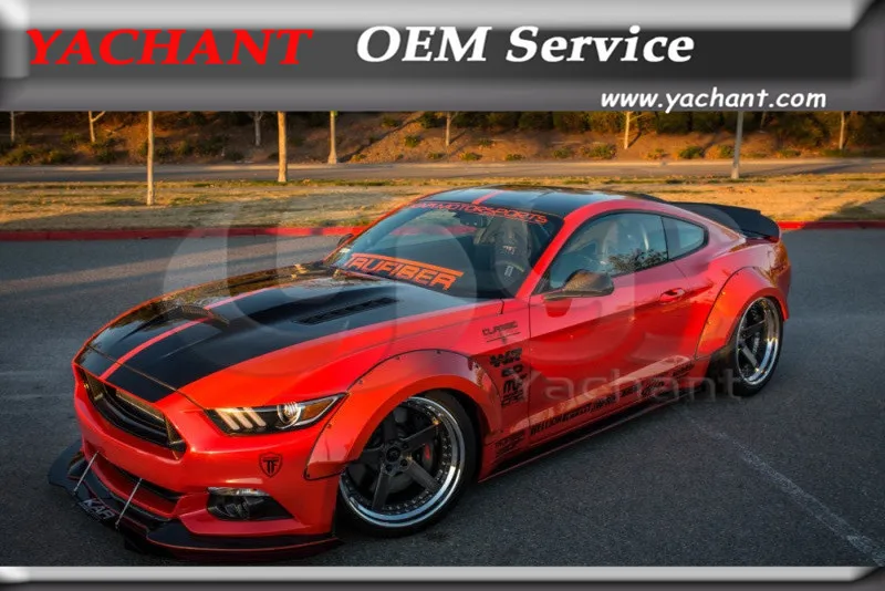 Car-Styling FRP Fiber Glass Fender Bodykit 4 Pcs Fit For 2015-2016 Mustang Trufiber LG267-T Style Front & Rear Fender Flare Kit
Car-Styling FRP Fiber Glass Fender Bodykit 4 Pcs Fit For 2015-2016 Mustang Trufiber LG267-T Style Front & Rear Fender Flare Kit