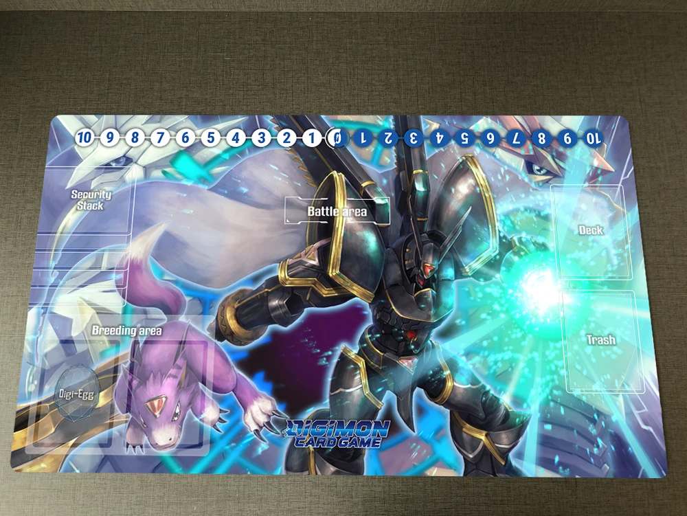 Anime DTCG Playmat Digimon Alphamon & Dorumon Trading Card Game TCG CCG Mat & Zones Mousepad Bag Anti-slip Rubber Pad 60x35cm
Anime DTCG Playmat Digimon Alphamon & Dorumon Trading Card Game TCG CCG Mat & Zones Mousepad Bag Anti-slip Rubber Pad 60x35cm