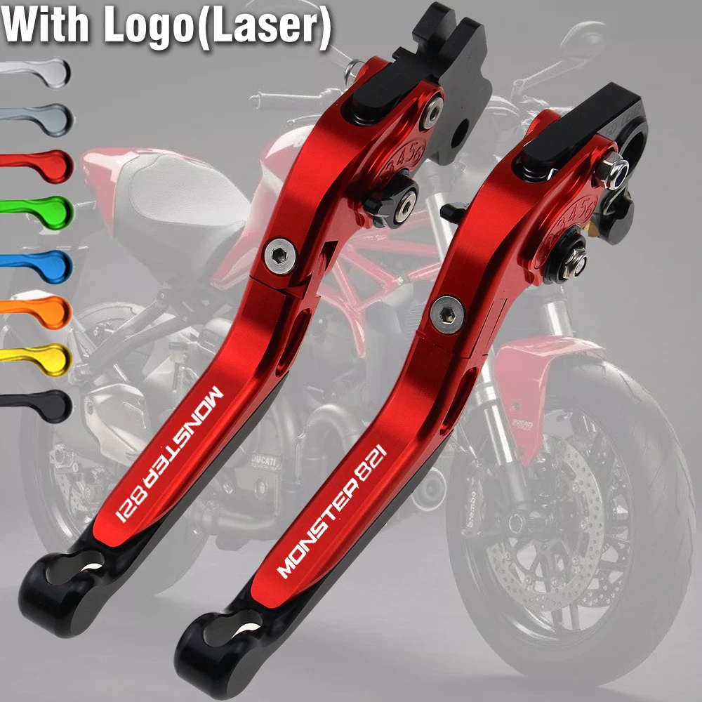 For DUCATI 821 MONSTER/Dark/Stripe 2014-2017 2016 Motorcycle Folding Extendable Adjustable Brakes Clutch Levers with LOGO
For DUCATI 821 MONSTER/Dark/Stripe 2014-2017 2016 Motorcycle Folding Extendable Adjustable Brakes Clutch Levers with LOGO