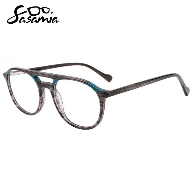 SASAMIA Woman Anti-blue Glasses Optical Prescription Glasses Ladies Eyeglasses Frame Round Acetate Glasses Female GlassesWD4130
SASAMIA Woman Anti-blue Glasses Optical Prescription Glasses Ladies Eyeglasses Frame Round Acetate Glasses Female GlassesWD4130