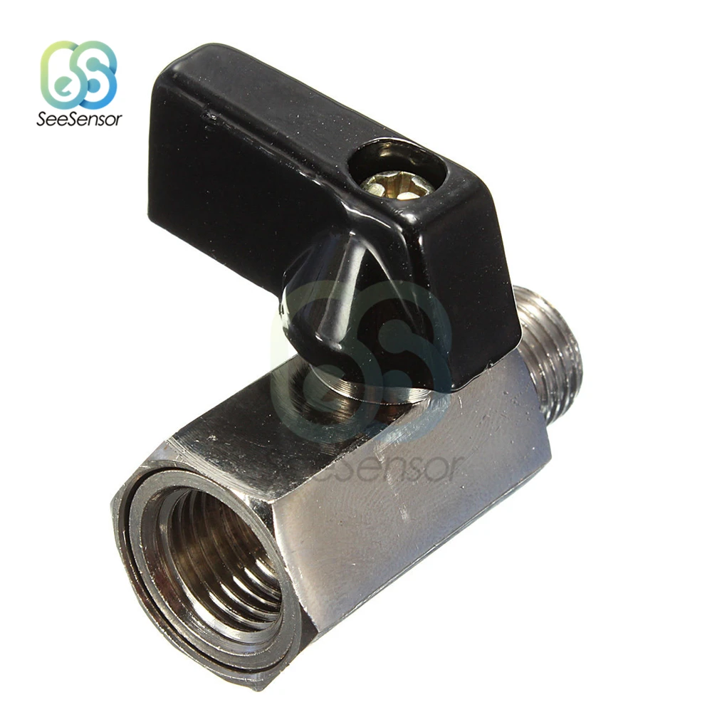 Латунный шаровой кран BSP Mini 1/4 дюйма, штекер-гнездо, Air клапаны компрессора, для масла и воды
Латунный шаровой кран BSP Mini 1/4 дюйма, штекер-гнездо, Air клапаны компрессора, для масла и воды