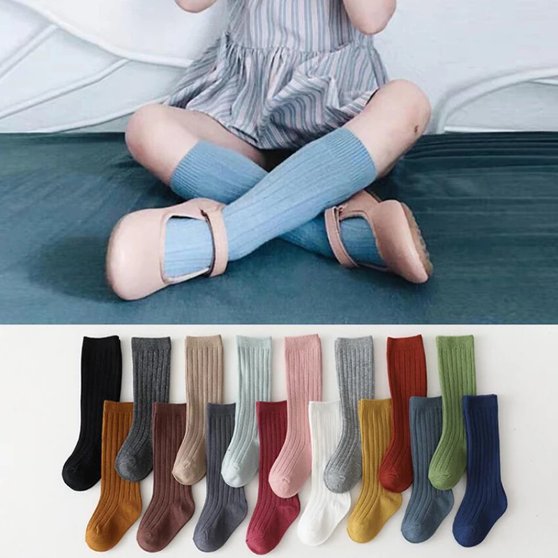 New Kids Casual Socks For Boys Girls Sock Cotton Breathable Stripe Soft Children Knee High Long Socks School Uniform Sock 0-7Y
New Kids Casual Socks For Boys Girls Sock Cotton Breathable Stripe Soft Children Knee High Long Socks School Uniform Sock 0-7Y