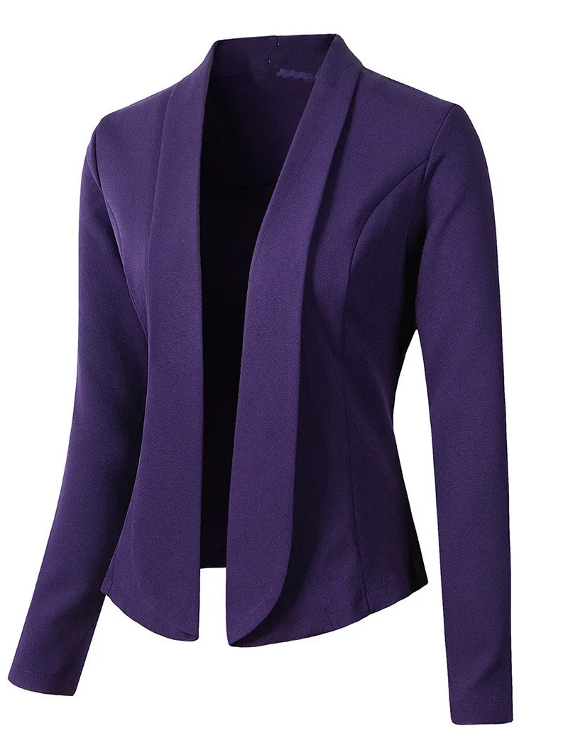 Solid Blazer Women Jacket Slim Women's Jacket Party Dress Coat Suits Top Elegant jacket women Pop blazer feminino
Solid Blazer Women Jacket Slim Women's Jacket Party Dress Coat Suits Top Elegant jacket women Pop blazer feminino