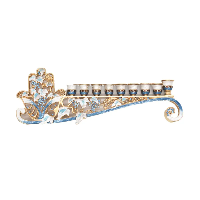 Декоративный подсвечник Menorah для украшения дома, декор для религии, лампа в ретро стиле, 9 веток
Декоративный подсвечник Menorah для украшения дома, декор для религии, лампа в ретро стиле, 9 веток