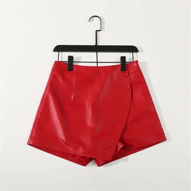 2020 Spring New Leather Shorts Women's Sheepskin Irregular Stitching A Wide-Leg Shorts Slim Arrivals
2020 Spring New Leather Shorts Women's Sheepskin Irregular Stitching A Wide-Leg Shorts Slim Arrivals