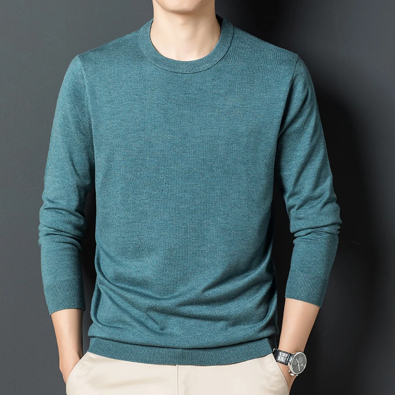 2021 New Men's Silk Wool Knitwear Spring & Autumn Long Sleeve Jumper Male Solid Color Sweaters O-Neck Knit T Shirts Pullovers
2021 New Men's Silk Wool Knitwear Spring & Autumn Long Sleeve Jumper Male Solid Color Sweaters O-Neck Knit T Shirts Pullovers