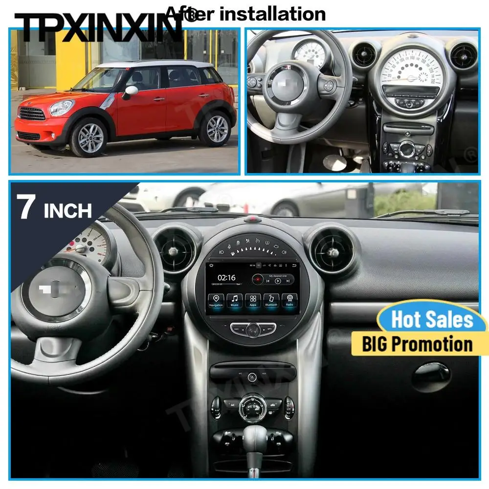 Автомагнитола Apple Carplay, стереоприемник Android для BMW Mini 2006-2009 2010 2011 2012 2013, GPS навигатор, автомобильный аудиоплеер, головное устройство
Автомагнитола Apple Carplay, стереоприемник Android для BMW Mini 2006-2009 2010 2011 2012 2013, GPS навигатор, автомобильный аудиоплеер, головное устройство