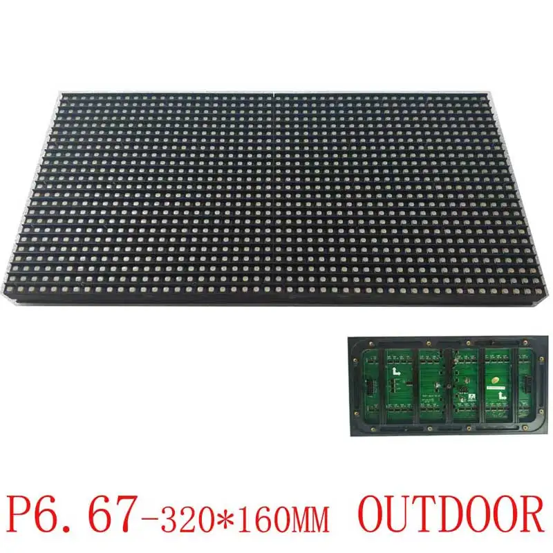Outdoor Advertising Screen LED Display Module P6.67 High brightness high resolution Gate Head Shopping Mall Gymnasium
Outdoor Advertising Screen LED Display Module P6.67 High brightness high resolution Gate Head Shopping Mall Gymnasium