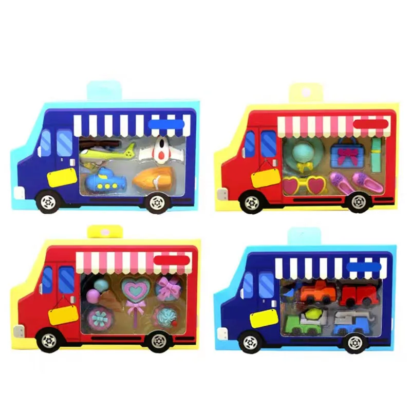 4 Boxes per Lot Dessert Ice Cream Truck Eraser New Korean Eraser for School Student Stationery Office Polishing Eraser
4 Boxes per Lot Dessert Ice Cream Truck Eraser New Korean Eraser for School Student Stationery Office Polishing Eraser