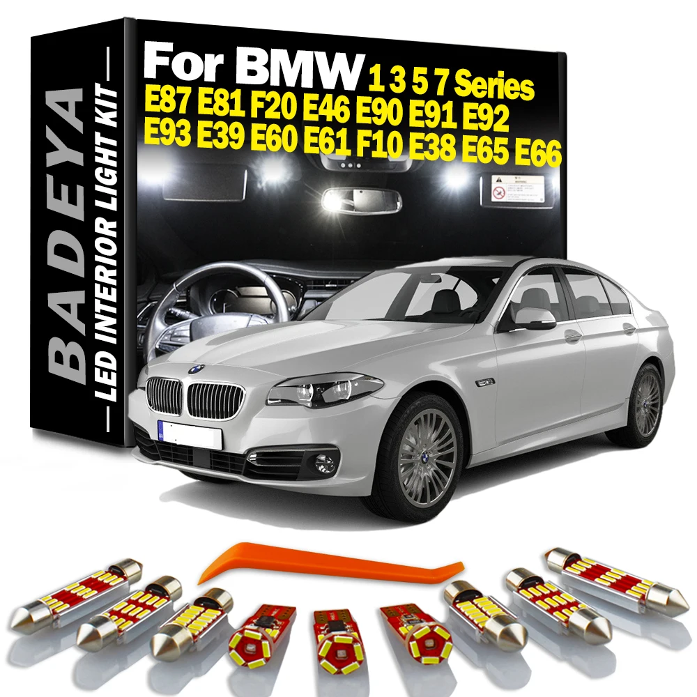 Для BMW E87 E81 E82 E88 F20 F21 E46 E90 E91 E92 E93 E39 E60 E61 F10 F11 E38 E65 E66 Комплект внутреннего светодиодного освещения на крыше автомобиля
Для BMW E87 E81 E82 E88 F20 F21 E46 E90 E91 E92 E93 E39 E60 E61 F10 F11 E38 E65 E66 Комплект внутреннего светодиодного освещения на крыше автомобиля