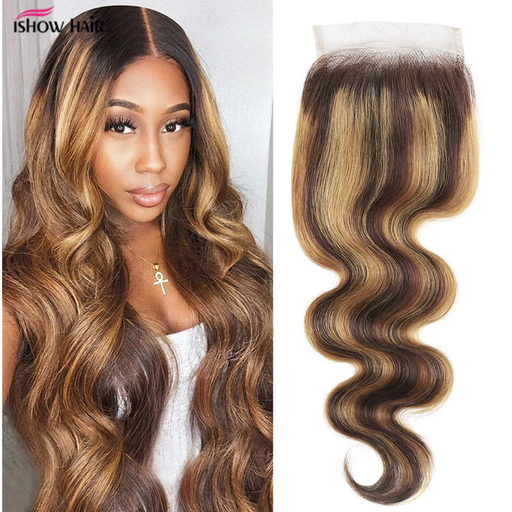 Ishow Highlight Body Wave Closure Human Hair Closure 4x4 Closure Free Part Closure Middle Part Closure Brazilian Hair Closures
Ishow Highlight Body Wave Closure Human Hair Closure 4x4 Closure Free Part Closure Middle Part Closure Brazilian Hair Closures