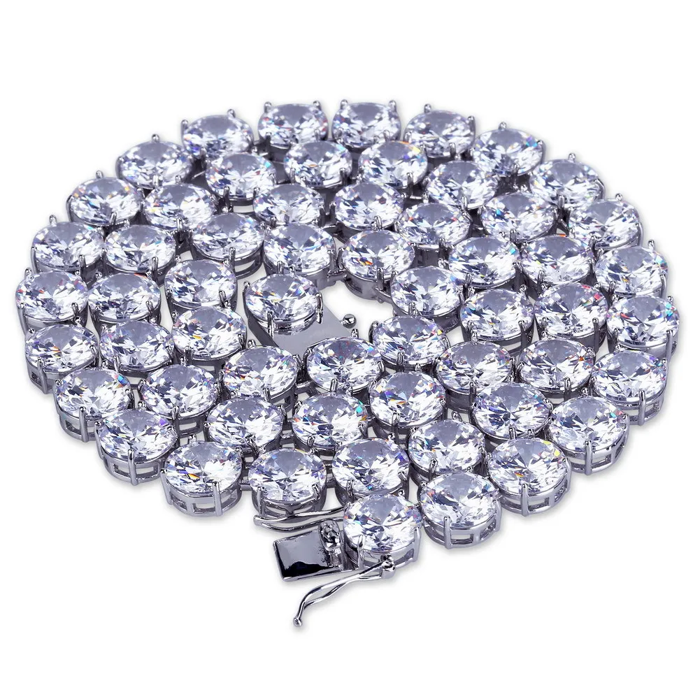 10mm Big CZ Stone Tennis Chain Hip Hop Iced Out Chain Choker Gold Silver Color Necklace Fashion Jewelry Gift for Men Women
10mm Big CZ Stone Tennis Chain Hip Hop Iced Out Chain Choker Gold Silver Color Necklace Fashion Jewelry Gift for Men Women