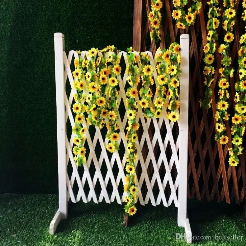 2M long Beautiful Artificial Silk Flowers Vine Fake Sunflowers Rattan For Christmas Indoor Ornaments wedding Home Decorations
2M long Beautiful Artificial Silk Flowers Vine Fake Sunflowers Rattan For Christmas Indoor Ornaments wedding Home Decorations