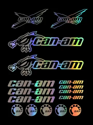 Covered with scratch can be am KanAm team BRP traitor outlander stickers, 16 pieces of car styling sunscreen waterproof car deca