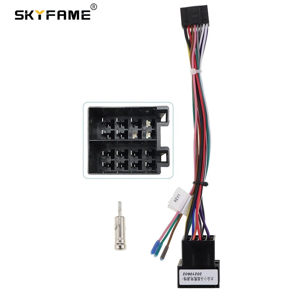 SKYFAME 16Pin Car ISO Wiring Harness Adapter Android Radio Power Cable For Volkswagen Universal
SKYFAME 16Pin Car ISO Wiring Harness Adapter Android Radio Power Cable For Volkswagen Universal