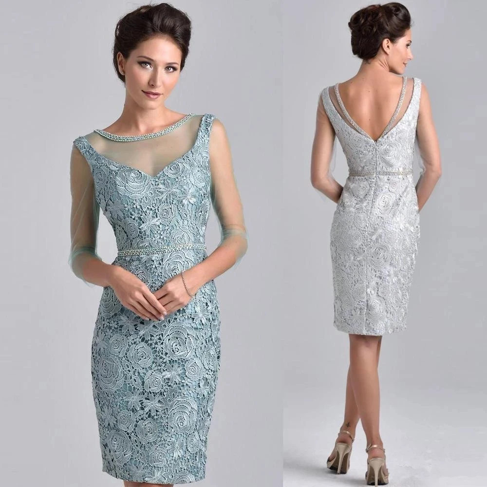 New Mother Of The Bride Dresses Sheath Knee Length Lace Beaded Groom Short Wedding Party Dress Mother Dresses For Wedding
New Mother Of The Bride Dresses Sheath Knee Length Lace Beaded Groom Short Wedding Party Dress Mother Dresses For Wedding