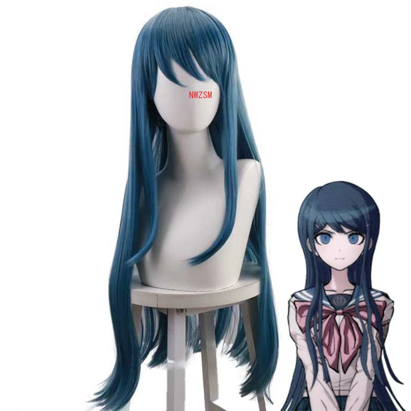 Длинный синий парик Danganronpa Maizono Sayaka, костюм для косплея, термостойкие синтетические волосы, женские парики для ролевых игр
Длинный синий парик Danganronpa Maizono Sayaka, костюм для косплея, термостойкие синтетические волосы, женские парики для ролевых игр