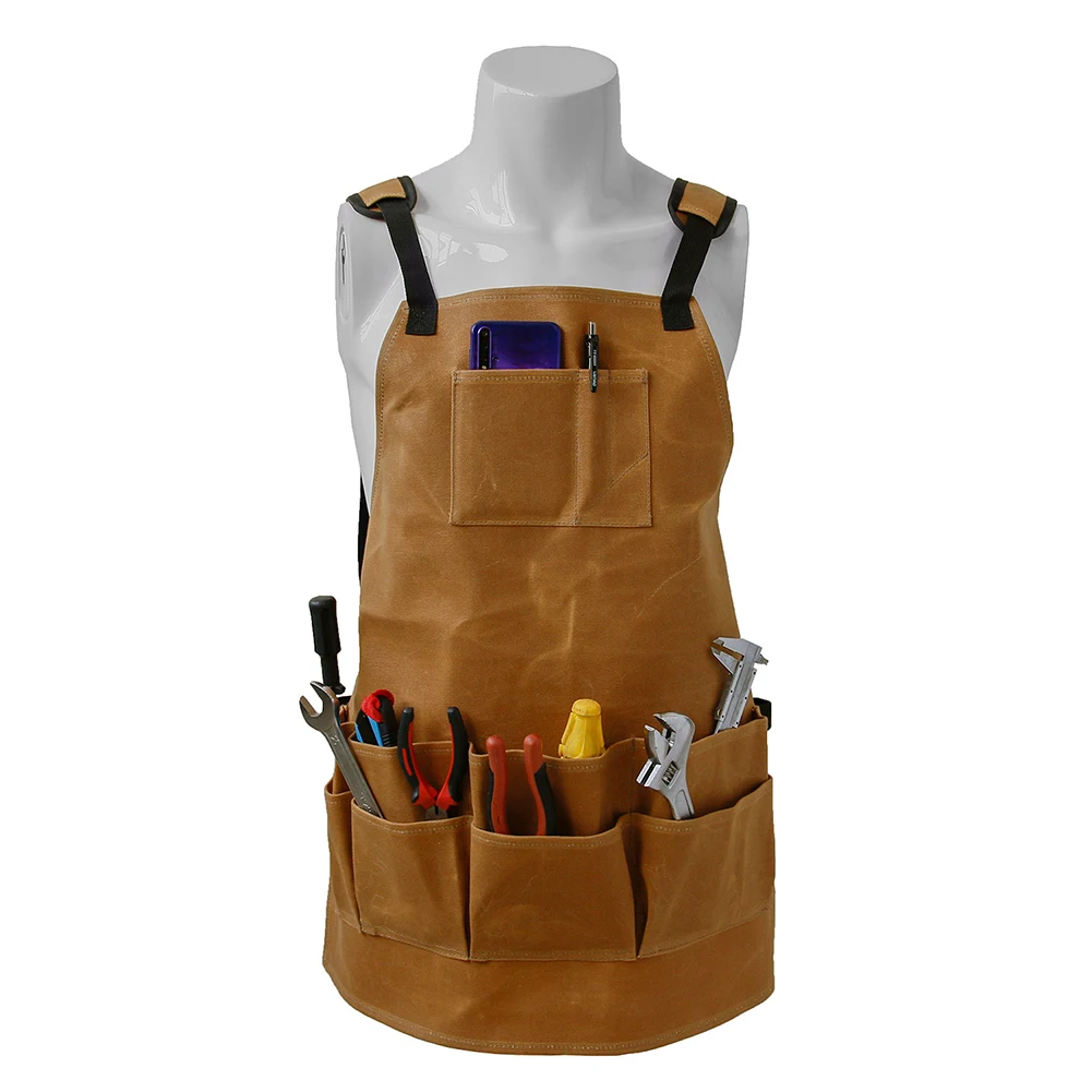 Hardware Parts Tools Wax Canvas Apron Garden Multi-purpose Pocket Electrician Repair Work Clothes High Quality
Hardware Parts Tools Wax Canvas Apron Garden Multi-purpose Pocket Electrician Repair Work Clothes High Quality