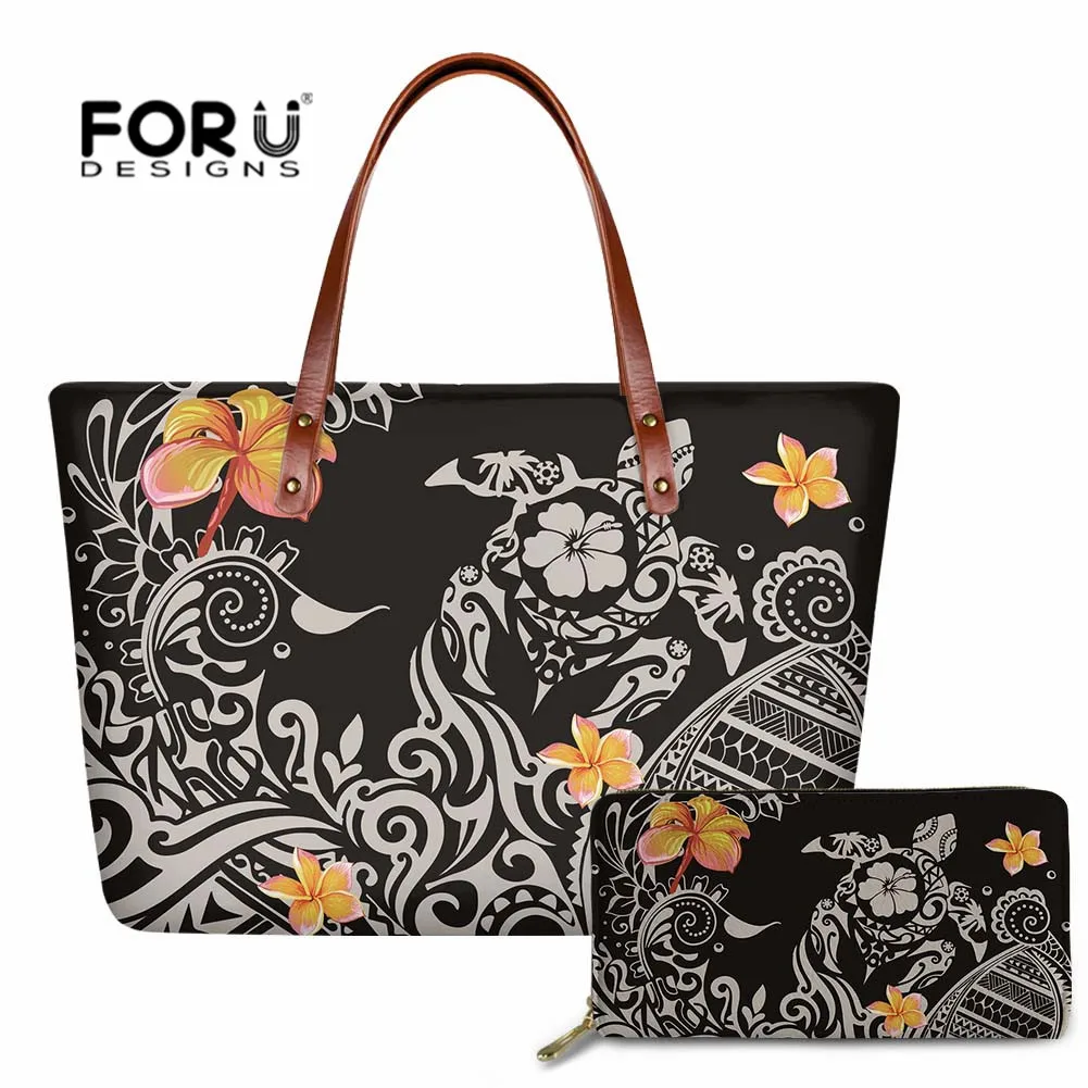 Polynesia Turtle Print Hand Bag Set Colorful Woman Purses and Handbags Harajuku Ladies Shoulder Bag Big Capacity Bolso Mujer
Polynesia Turtle Print Hand Bag Set Colorful Woman Purses and Handbags Harajuku Ladies Shoulder Bag Big Capacity Bolso Mujer