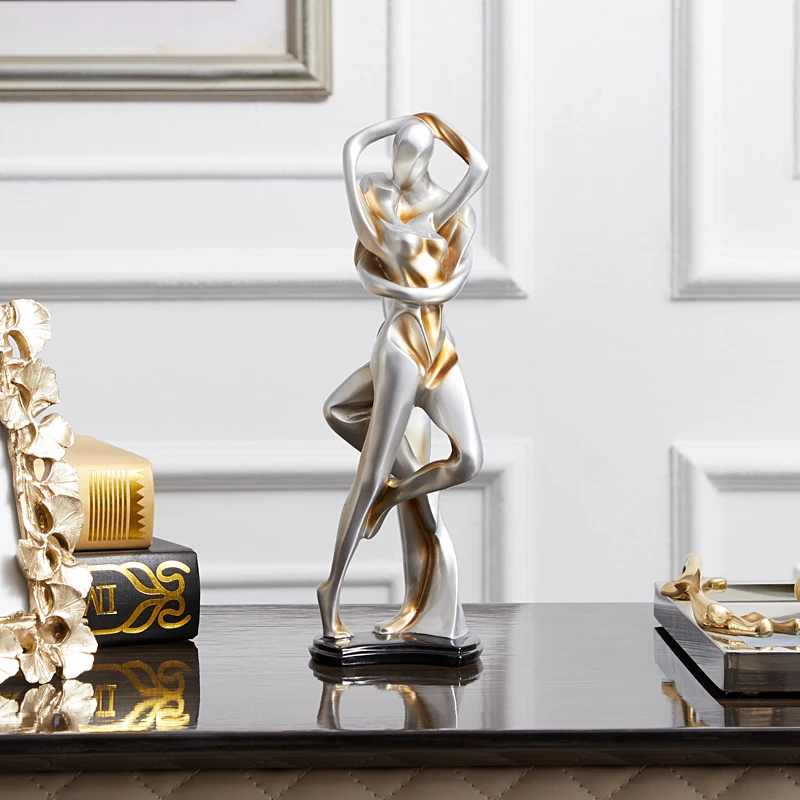 Creative Wedding Gift Hug Dancer Vintage Silver Home Decor Resin Model Abstract Sculptures Living Room Wine Cabinet Decoration
Creative Wedding Gift Hug Dancer Vintage Silver Home Decor Resin Model Abstract Sculptures Living Room Wine Cabinet Decoration