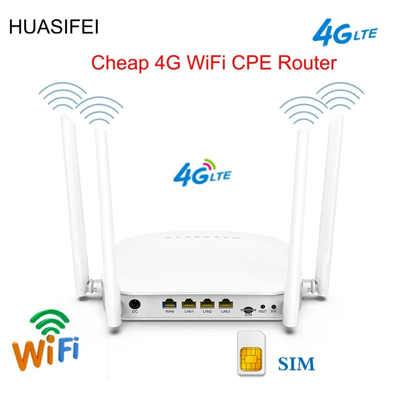 HUASIFEI 300 Мбит/с разблокированный 4G CPE беспроводной маршрутизатор 150 Мбит/с 4G Роутер Sim-карта Мобильная точка доступа Wi-Fi со слотом для Sim-карты 4 LAN порта
HUASIFEI 300 Мбит/с разблокированный 4G CPE беспроводной маршрутизатор 150 Мбит/с 4G Роутер Sim-карта Мобильная точка доступа Wi-Fi со слотом для Sim-карты 4 LAN порта