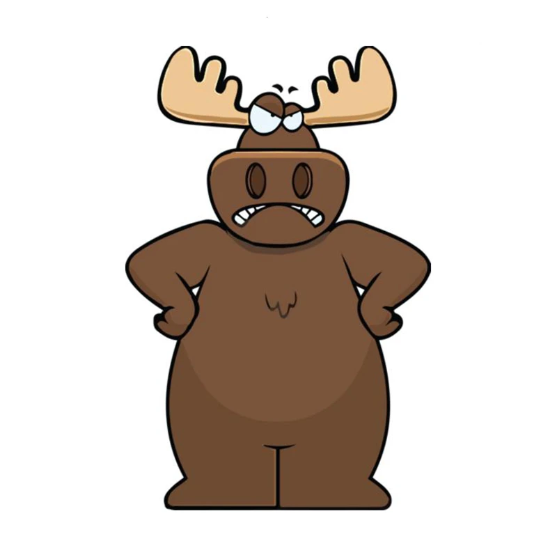 Self-Adhesive Decal Angry Moose Car Sticker Waterproof Auto Decors on Bumper Rear Window B0597#
Self-Adhesive Decal Angry Moose Car Sticker Waterproof Auto Decors on Bumper Rear Window B0597#