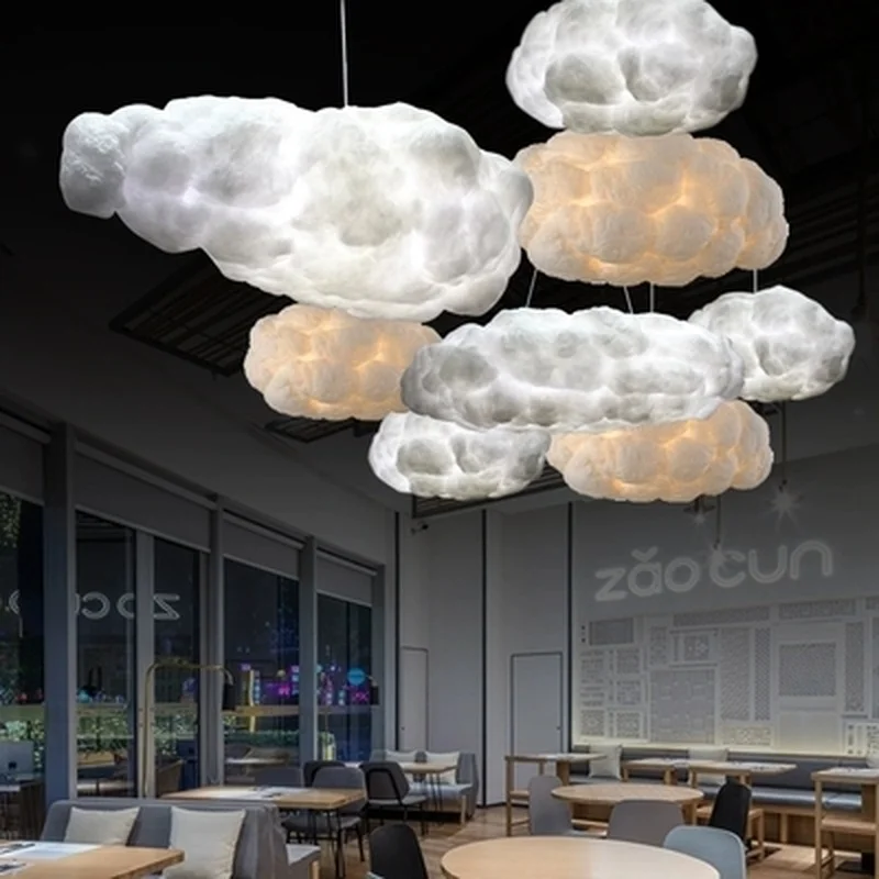 Nordic Clouds Pendant Lights Silk Lamp Dark Clouds Hanglamp Personality Decorate Hanging Light For Hotel Lobby Restaurant
Nordic Clouds Pendant Lights Silk Lamp Dark Clouds Hanglamp Personality Decorate Hanging Light For Hotel Lobby Restaurant