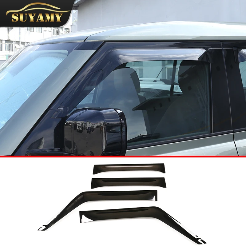 Car Window Side Rain Guard Sun Shade Window Visors For Land Rover Defender 90 110 2020-2022 Auto Rain Shade Shelter Accessories
Car Window Side Rain Guard Sun Shade Window Visors For Land Rover Defender 90 110 2020-2022 Auto Rain Shade Shelter Accessories