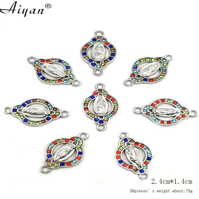 50Pieces Religions Virgin Mary Saint Benedict Cross Accessories Can DIY Handmade Into Braided Bracelet And Stretch Cord Bracelet
50Pieces Religions Virgin Mary Saint Benedict Cross Accessories Can DIY Handmade Into Braided Bracelet And Stretch Cord Bracelet