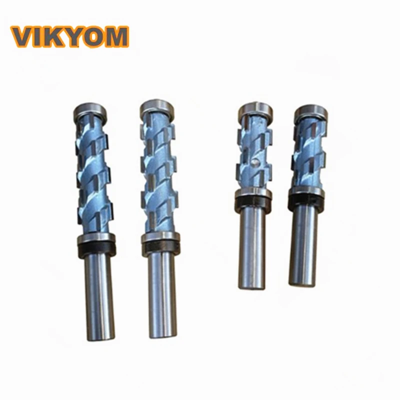 Woodworking tool bearing spiral trimming knife profiled spiral milling cutter for trimming machine Woodworking tool accessories
Woodworking tool bearing spiral trimming knife profiled spiral milling cutter for trimming machine Woodworking tool accessories
