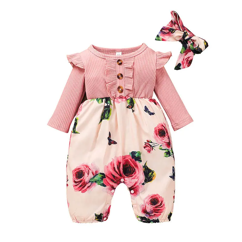Flying Sleeve Knitted Baby Girl Romper Jumpsuits Floral Print Baby Clothes Newborn Romper Fall Cute Infant Girl Clothes Rompers
Flying Sleeve Knitted Baby Girl Romper Jumpsuits Floral Print Baby Clothes Newborn Romper Fall Cute Infant Girl Clothes Rompers