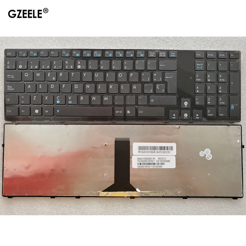 Spain New for ASUS K93 K93S K93SM K93SV K95 K95V K95VB K95VJ K95VM Keyboard SP Layout Laptop
Spain New for ASUS K93 K93S K93SM K93SV K95 K95V K95VB K95VJ K95VM Keyboard SP Layout Laptop