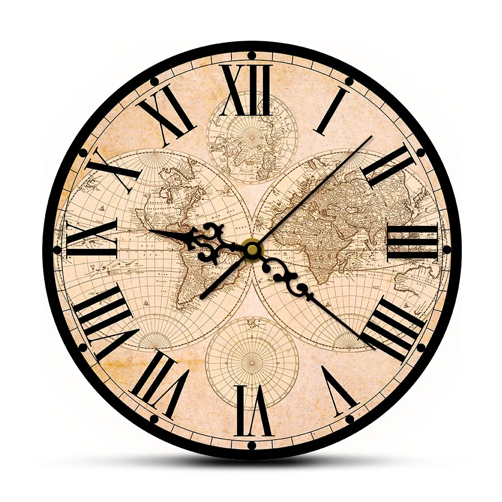 17th Century Antique World Map Fine Art Print Modern Wall Clock Historic Map Of World Silent Sweep Wall Watch Housewarming Gift
17th Century Antique World Map Fine Art Print Modern Wall Clock Historic Map Of World Silent Sweep Wall Watch Housewarming Gift