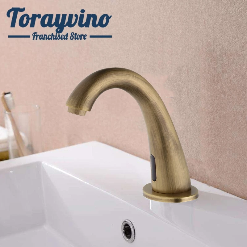 Luxury Bathroom Faucet Sensor Sink Tap Deck Mounted Induction Faucets Shower Basin Faucet Mixer Antique Brass Hot & Cold Water
Luxury Bathroom Faucet Sensor Sink Tap Deck Mounted Induction Faucets Shower Basin Faucet Mixer Antique Brass Hot & Cold Water