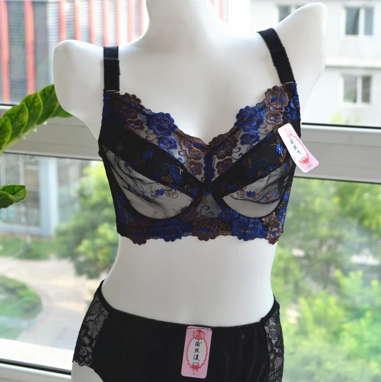 Lace Floral Set Push Up Bra Women Comfort Tight Bra and Panty Set Sexy Underwear Set B C D E F G H Plus Size
Lace Floral Set Push Up Bra Women Comfort Tight Bra and Panty Set Sexy Underwear Set B C D E F G H Plus Size