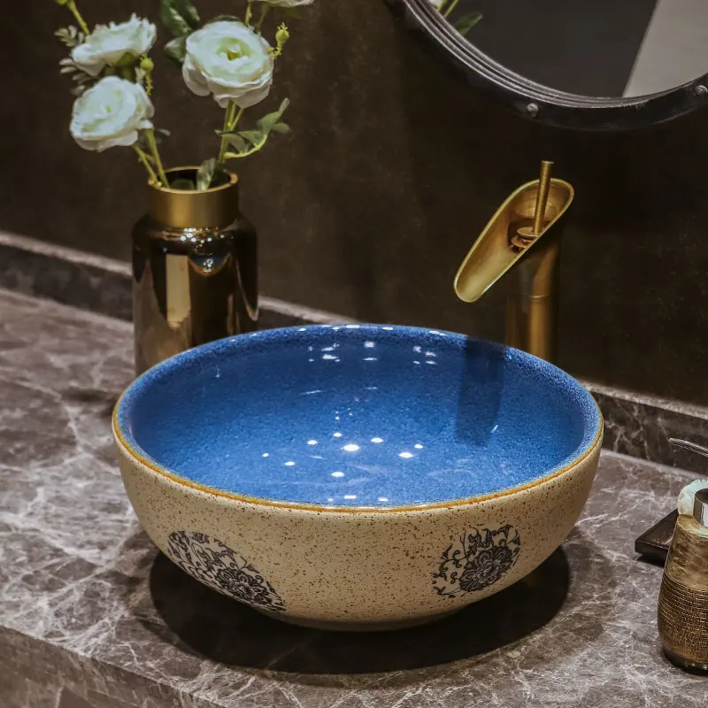China Handmade Ceramic Art Basin Sinks Counter Top Wash Basin Bathroom Vessel Sinks vanities bathroom ceramic hand wash basin
China Handmade Ceramic Art Basin Sinks Counter Top Wash Basin Bathroom Vessel Sinks vanities bathroom ceramic hand wash basin
